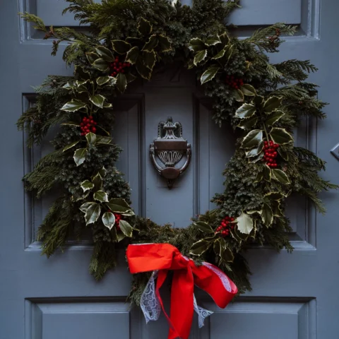 Christmas Wreath making workshop at Samares Manor