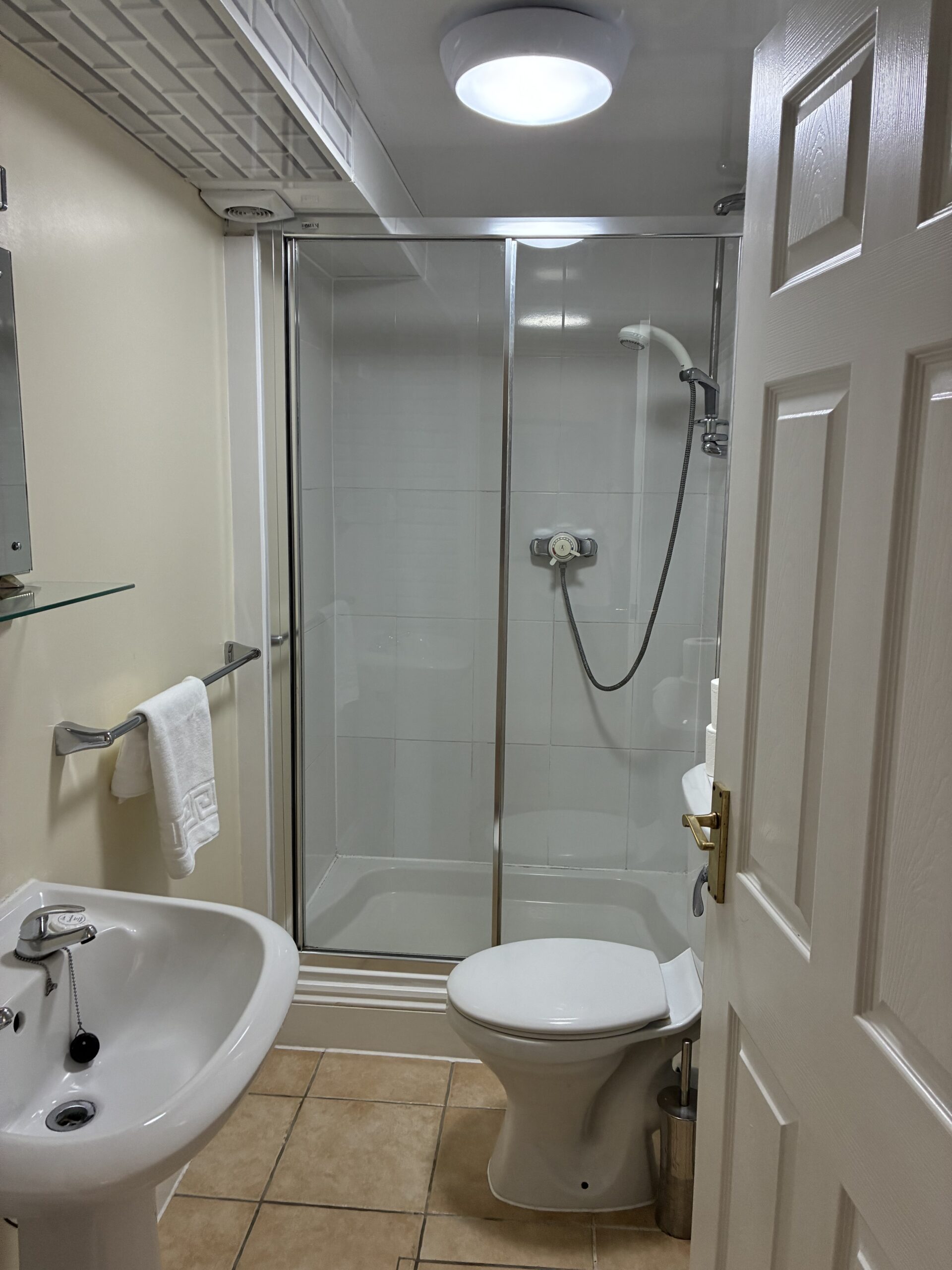 The Forge downstairs shower